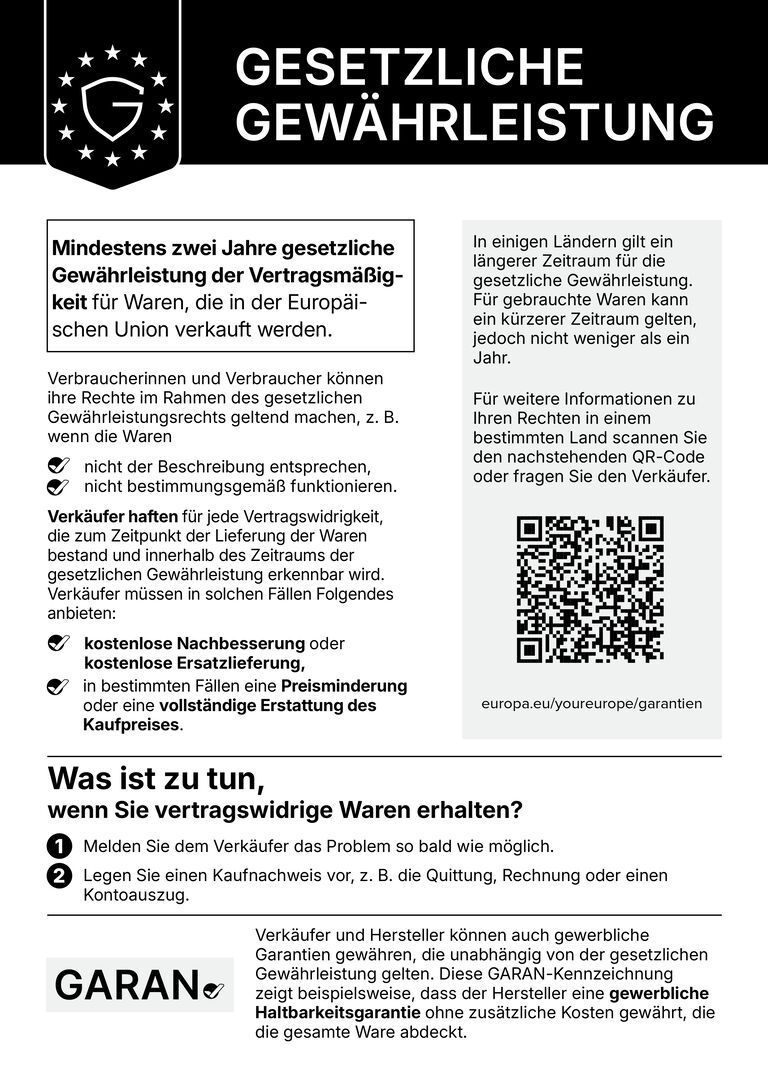 EU Legal Guarantee Notice