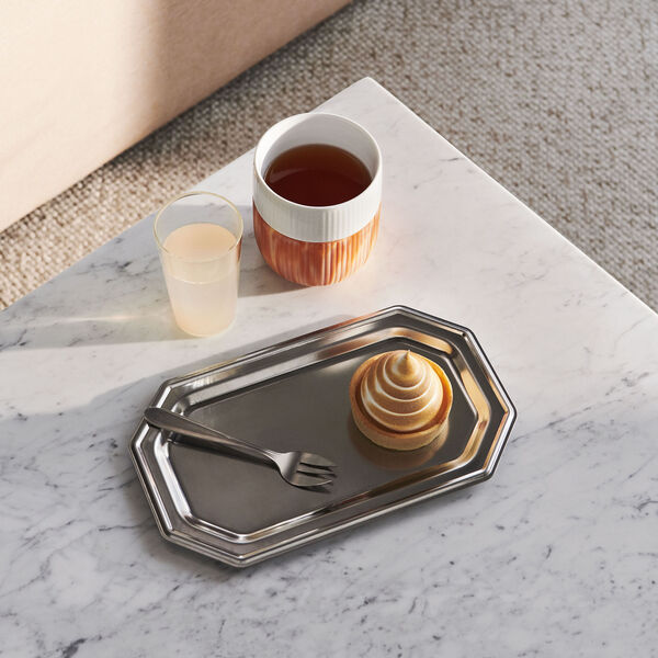 Riflet Contrast Marmor Becher 35 cl, warmes Ocker, Royal Copenhagen