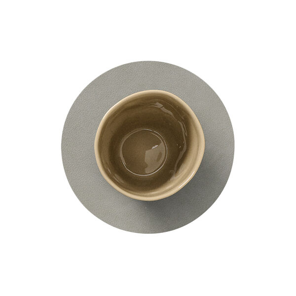 Nupo glass mat Circle, light grey, LIND DNA