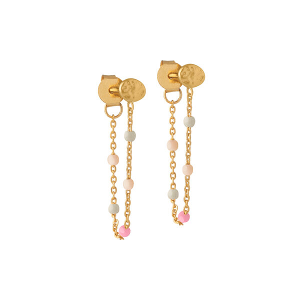 Lola Ohrringe, gold/tropisch, ENAMEL Copenhagen