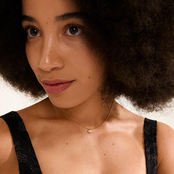 EMMETT necklace, gold plated, Pilgrim