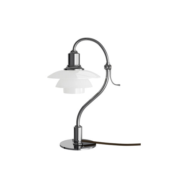 PH 2/2 Question Mark Chrome Table Lamp, Louis Poulsen