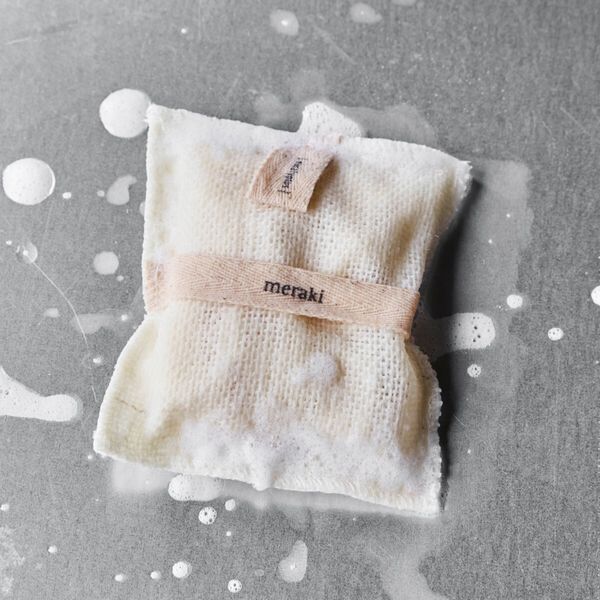 Bath mitt, eucalyptus, Meraki