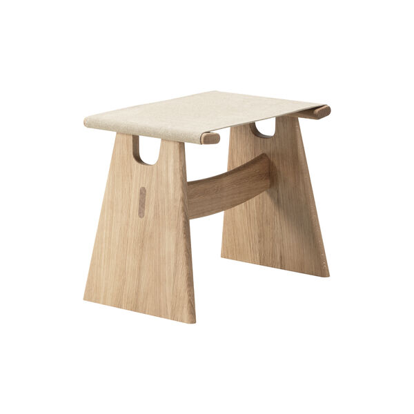 Seto Hocker, light oiled oak/natural, Fredericia Furniture