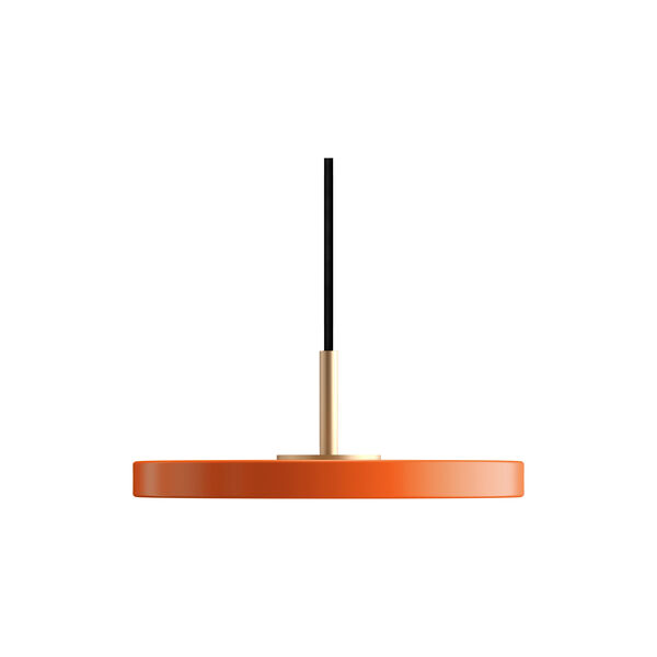 Asteria Micro Pendant, nuance orange/brass, UMAGE