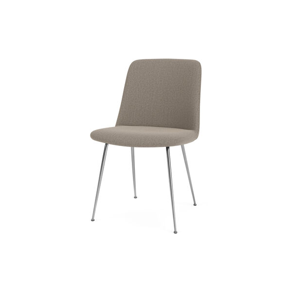 Rely HW8 Dining Chair, beige/chrome, &Tradition