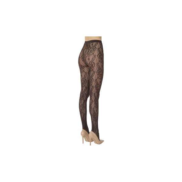 Infinite Rose Net Tights, dark wood, Wolford
