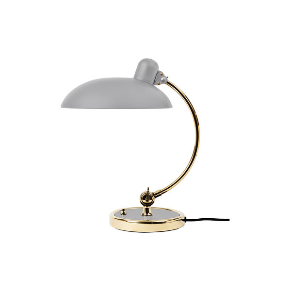 KAISER idell&trade; 6631-T Luxus Tischleuchte, easy grey/brass, Fritz Hansen