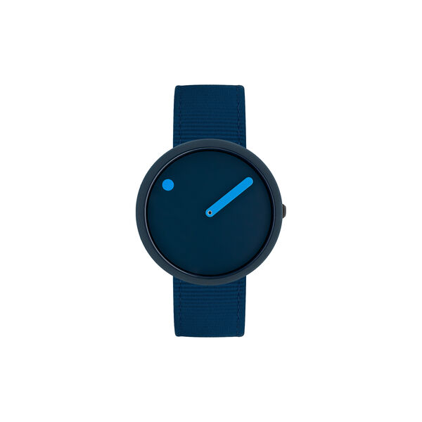 PICTO Wrist Watch, navy blue/matt blue/navy blue, PICTO