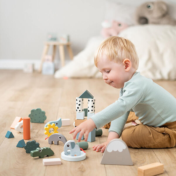 Deer Friends Bausteine 34 Stk., farbmix, Done by Deer