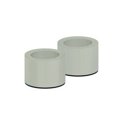 Light Candleholder 2 pcs, dusty green, Uyuni Lighting
