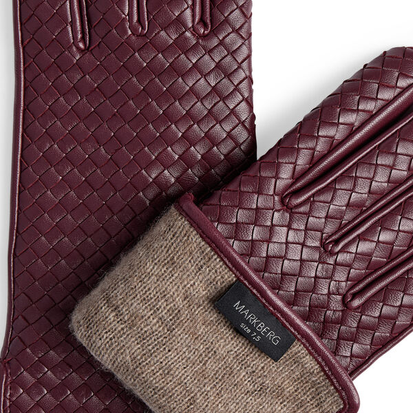 MeliaMBG Glove Weave, burgundy, Markberg