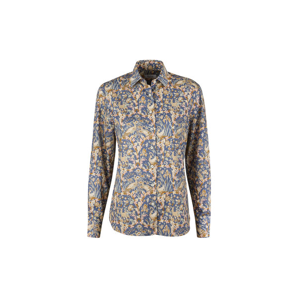 Siri Shirt, blue pattern, Stenstr&ouml;ms