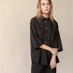Cecilia Shirt, black, Studio Feder