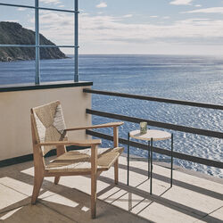 F-Chair Outdoor-Loungesessel, Teak, GUBI