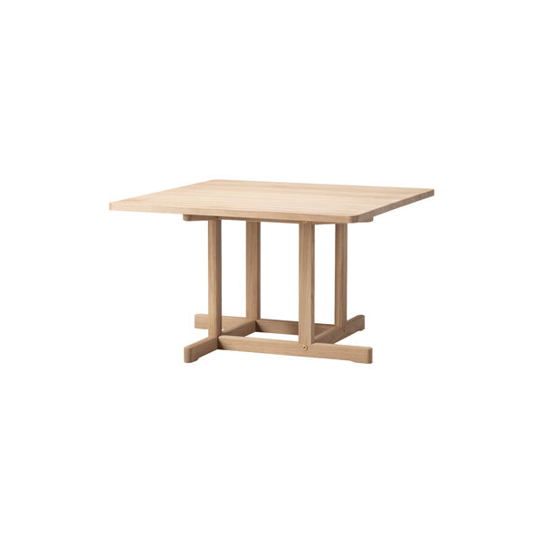 BM80 Mogensen Coffee Table 90x90 cm, soap treated oak, Fredericia Furniture