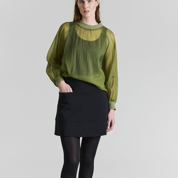 Magic Stretch kurzer Rock, black, BITTE KAI RAND