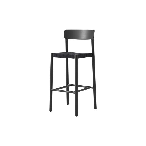 Betty TK15 Bar Chair, black lacquered ash/black, &Tradition