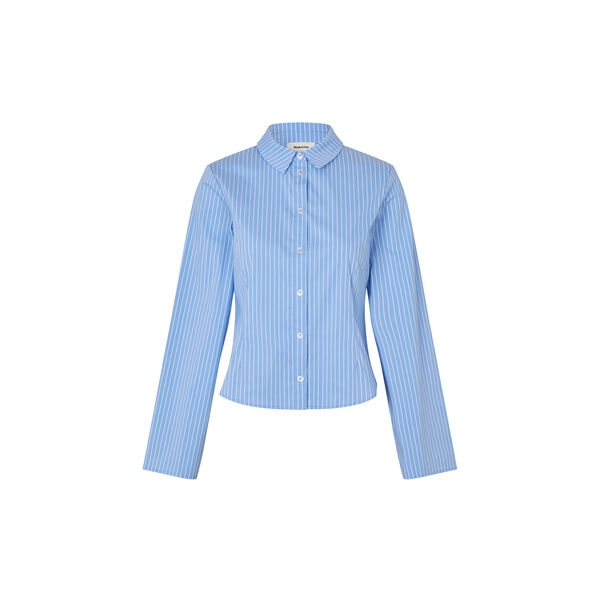 Pattimd shirt, blue white stripe Pattimd shirt, blue white stripe, Modström