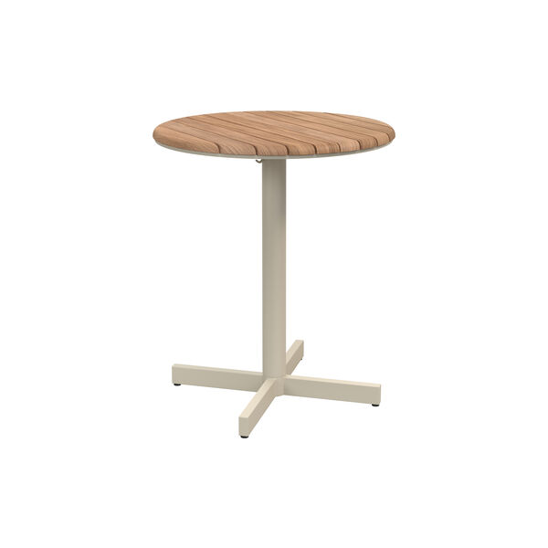 Pelagus Café Table, light ivory, Fritz Hansen