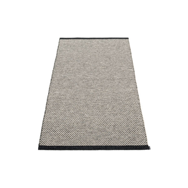 Effi Plastic Rug, black/warm grey/vanilla, Pappelina