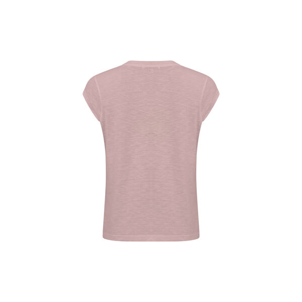 CC Heart Basic T-Shirt mit V-Ausschnitt, old rose, Coster Copenhagen