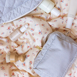 Toilettentasche, classic stripes blue/praline2er-Pack, Cam Cam Copenhagen