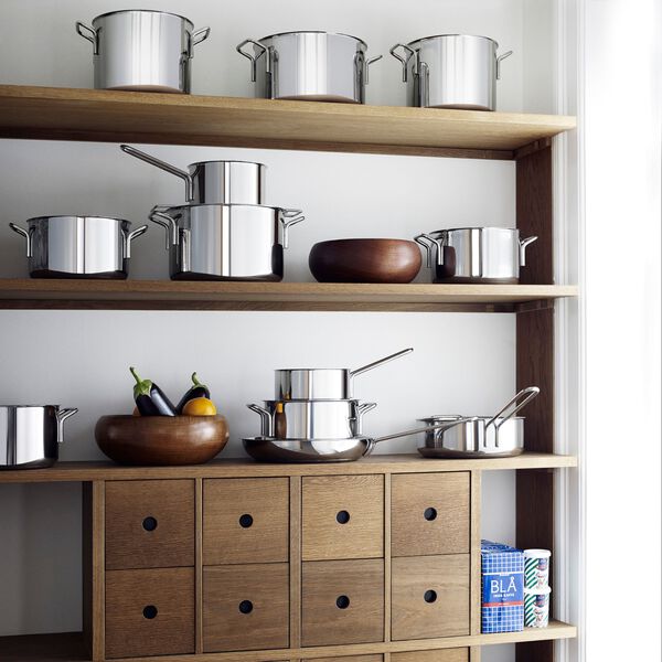 Topf, Edelstahl, Eva Trio