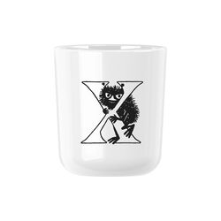 Moomin ABC Tasse X, moomin white, RIG-TIG