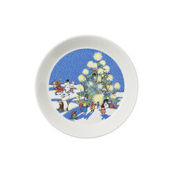 Moomin Collector's Edition Plate 2021: Christmas & Drawing 2 pcs, Moomin Arabia