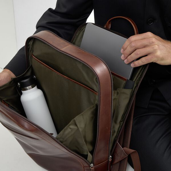 LUND Backpack 2C, brown, JOST