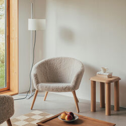 Ditzel Lounge Chair, Moonlight/oiled oak, Fredericia Furniture