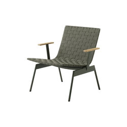 Ville AV45 Outdoor Lounge Chair, bronze green, &Tradition