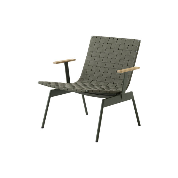 Ville AV45 Outdoor Lounge Chair, bronze green, &Tradition