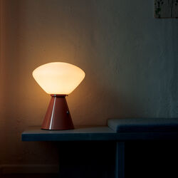 Ottilia Table Lamp, beige red/opal, Rubn