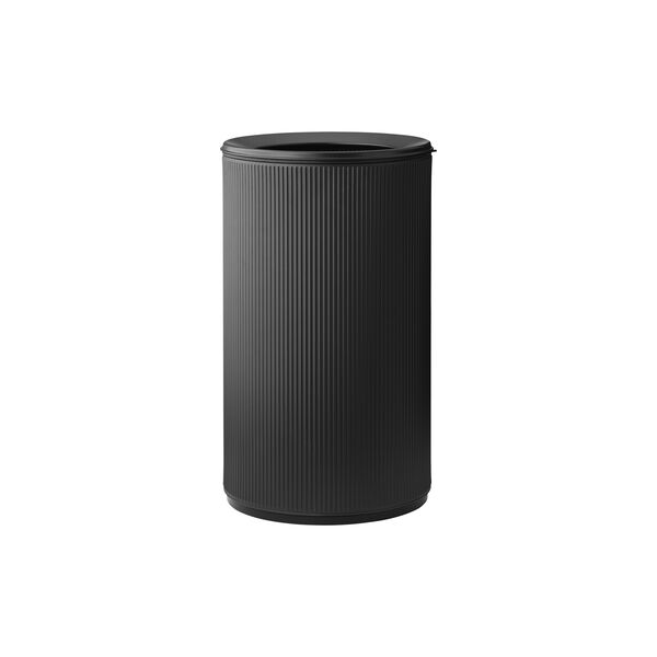 VIPP19 offener Abfalleimer, schwarz/schwarz, Vipp