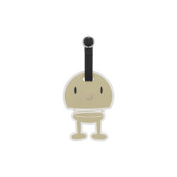 Hoptimist Bag tag, latte, Hoptimist