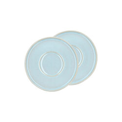 Styles Untertassen, 2 Stk., hellblau, Villa Collection