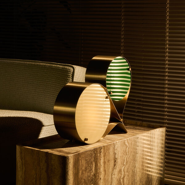 Coppia Tischleuchte, Elfenbein/Klee, GUBI