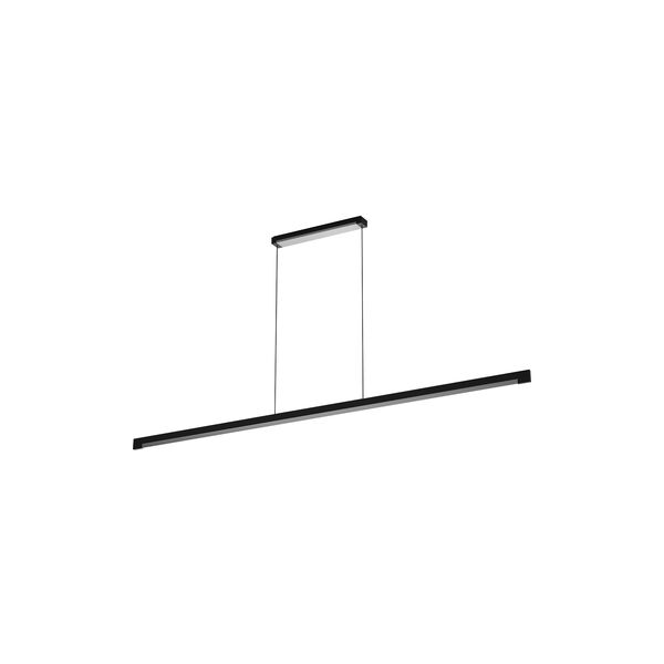 INLAY S1900 LINEAR Pendant, matt black/satin silver, LIGHT-POINT