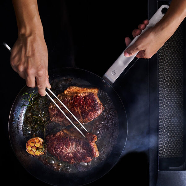 Bratpfanne aus Carbonstahl &Oslash; 28 cm, Gastrotools