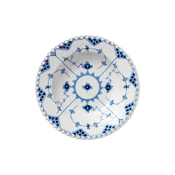 Musselmalet Vollspitze tiefer Teller Ø 23 cm, Royal Copenhagen