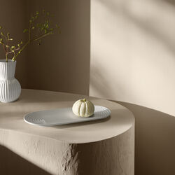 Lyngby Tura Oval Servierplatte Small, Lyngby Porcel&aelig;n