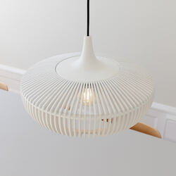 Clava Dine Wood Pendant, white oak, UMAGE