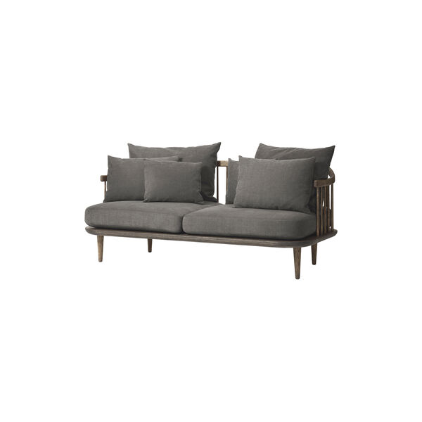 Fly SC2 2-seater Sofa, Hot Madison 093/smoked oiled oak Fly SC2 2-seater Sofa, Hot Madison 093/smoked oiled oak, &Tradition