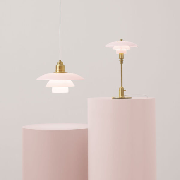 PH 2/1 Pale Rose Table Lamp, Louis Poulsen