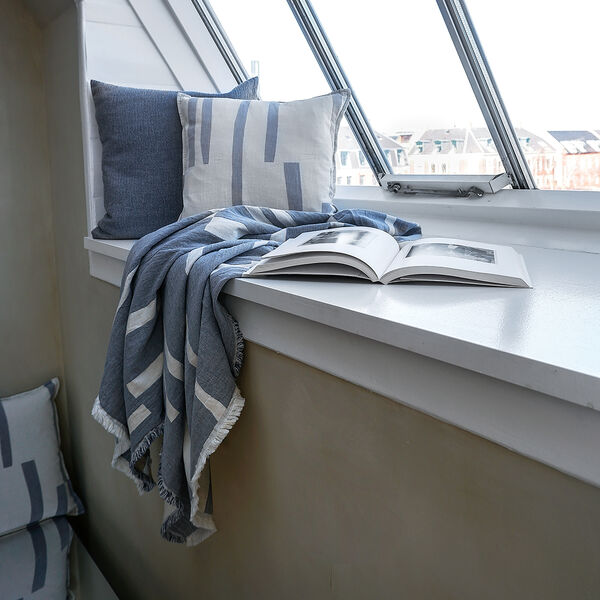 Lyme Grass Throw, blue, ELVANG