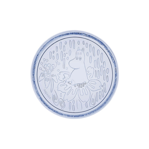 Moomin Plate Ø 15,5 cm, aqua, Moomin Arabia