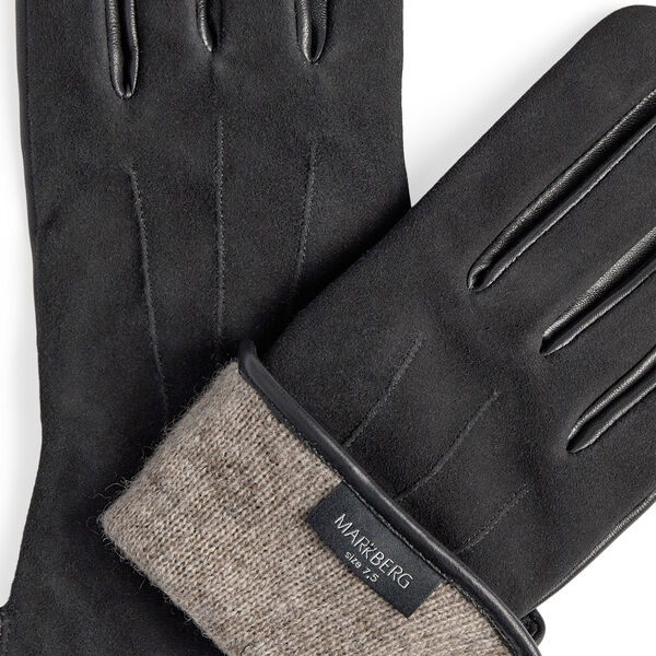 CariannaMBG Glove Suede, black, Markberg