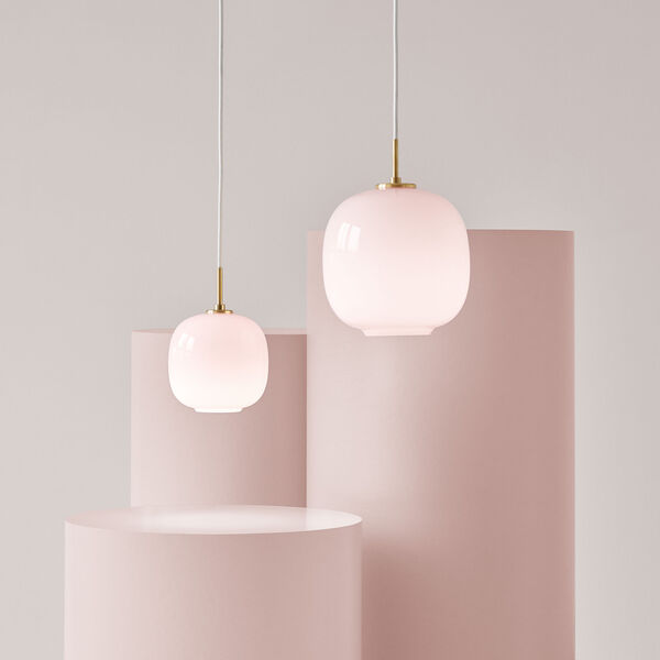VL45 Radiohus Pale Rose Pendant, Louis Poulsen